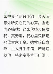 我能听懂狗的心声，一只惦记我女神，一只惦记我公司